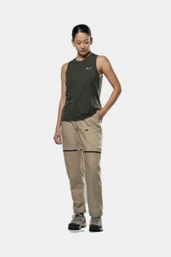 Best Salewa Top Puez Dry Tank W Dark Olive