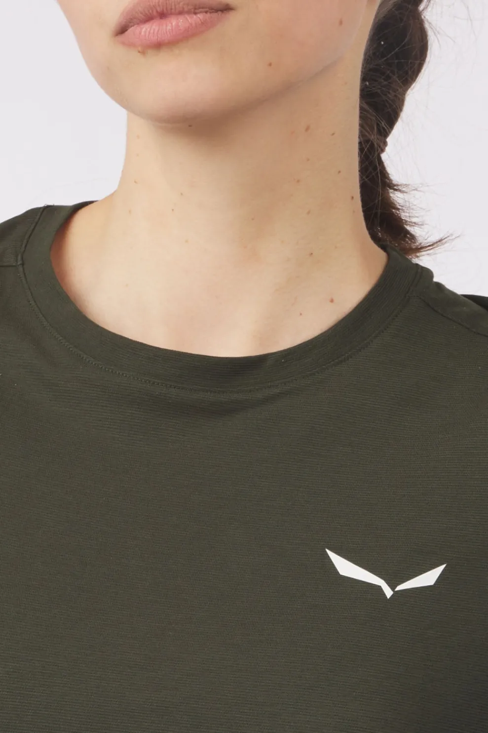 Hot Salewa T-Shirt Puez Dry T-Shirt W Dark Olive