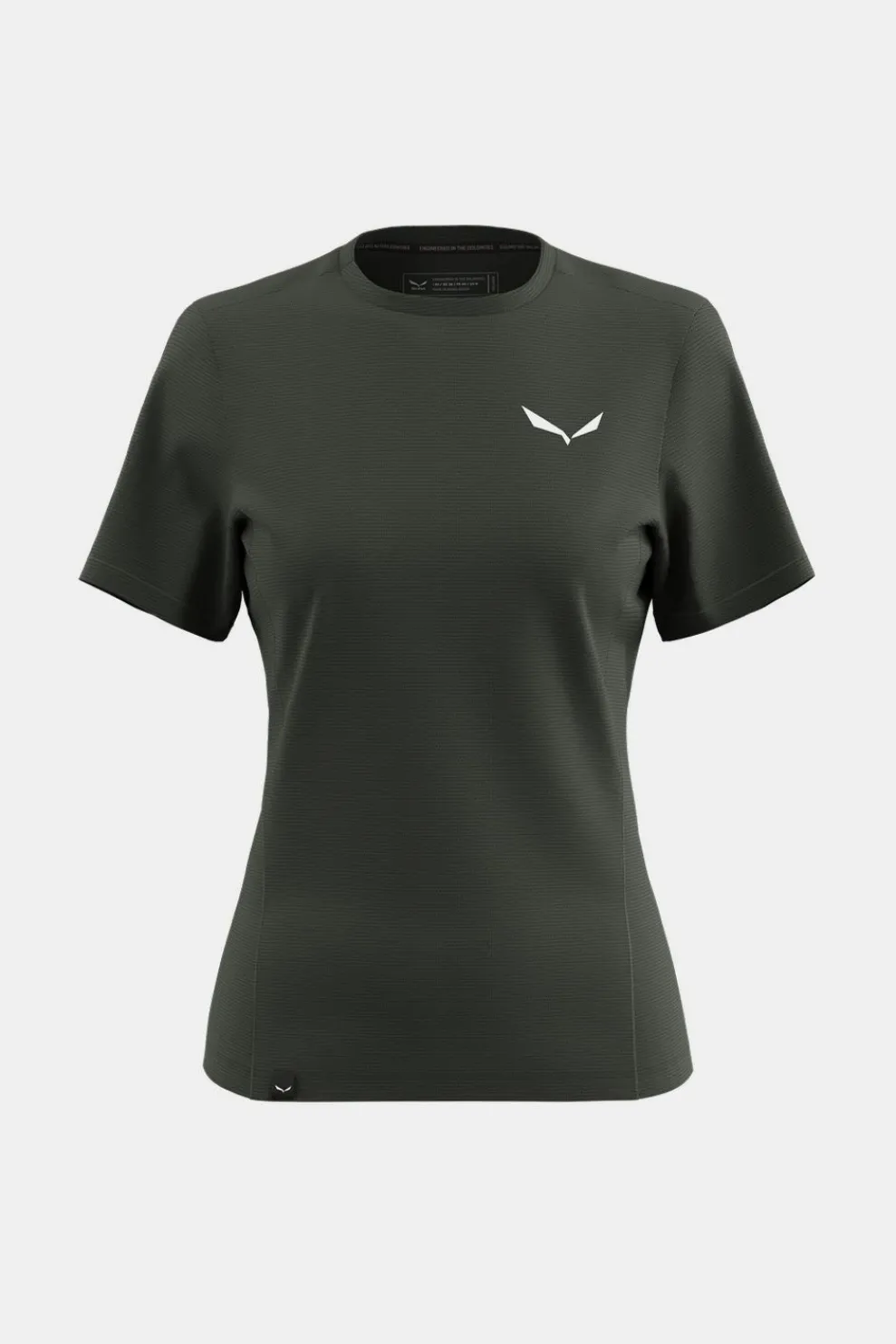 Hot Salewa T-Shirt Puez Dry T-Shirt W Dark Olive