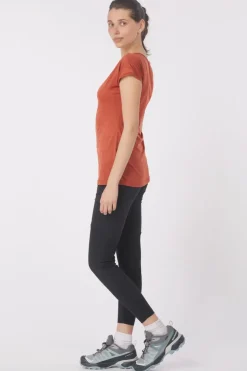 Fashion Salewa T-Shirt Puez Melange Dry Etruscan Red Melange