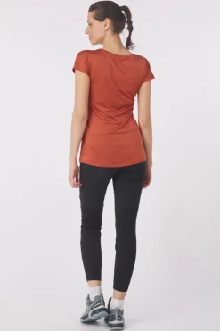 Fashion Salewa T-Shirt Puez Melange Dry Etruscan Red Melange