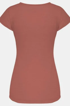 Fashion Salewa T-Shirt Puez Melange Dry Etruscan Red Melange