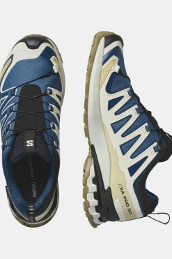 Hot Salomon Trailschoenen Xa Pro 3D V9 Gore-Tex Dark Blue/Icicle/Aloe