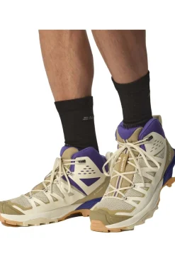 Fashion Salomon Wandelschoenen X Ultra 360 Edge Gore-Tex Mid Bleached Sand / Kelp / Spectrum Blue