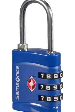 Hot Samsonite Anti-Diefstal Combilock 3 Dial TSA Light Midnight Blue