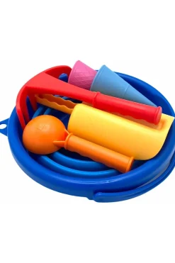 Speelgoed Schi 7In1 Sand Toys Folding Bucket Set Blue-Schildkröt Outlet