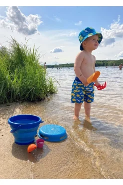 Speelgoed Schi 7In1 Sand Toys Folding Bucket Set Blue-Schildkröt Outlet