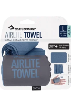 Discount Sea To Summit Handdoek Airlite Towel Large Moonlight Dark blue/Dark Blue