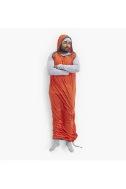 Sale Sea To Summit Lakenzak Reactor Extreme Sleepingbag Liner Mummy W/Drawcord Standard Spicy Orange
