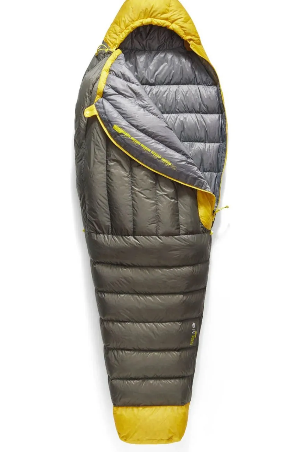 Sale Sea To Summit Slaapzak Spark 7°C Regular Beluga Black