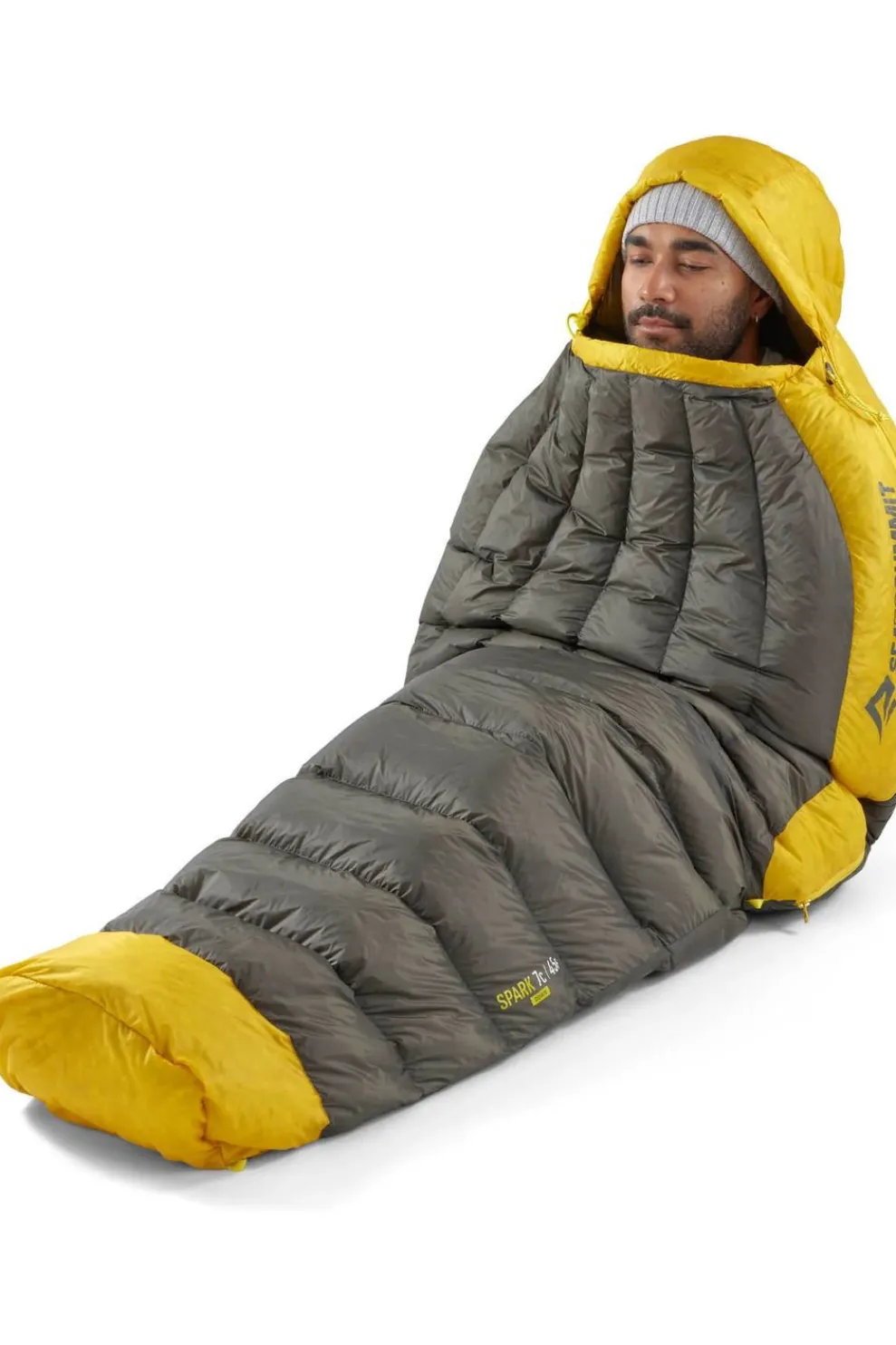 Sale Sea To Summit Slaapzak Spark 7°C Regular Beluga Black