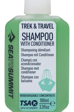Fashion Sea To Summit Toilet Accessoire Trek & Travel Liquid Condittioning Shampoo 100 Ml  Sea Mist Green