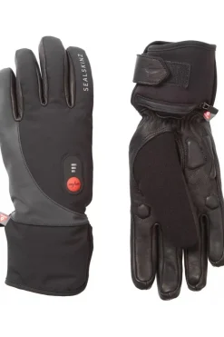 Clearance Sealskinz Handschoenen Upwell - Waterproof Heated Cycle Glove black