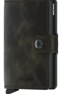 New Secrid Portefeuille Mini Vintage Olive Green/Black