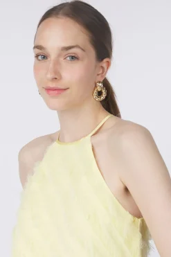 Best Selected Blouse Bea-Tiffa Halterneck Fringe Tea