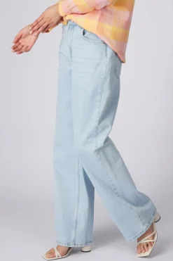 Fashion Selected Broek Aliceide Lon Skylue U Light Blue Denim