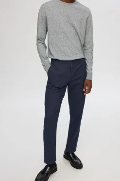 Fashion Selected Broek 175-Slim Miles Brushed Dark Sapphire