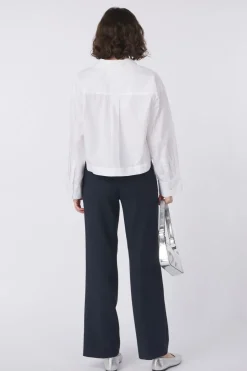 Fashion Selected Hemd Astha Cropped Boxy Bright White