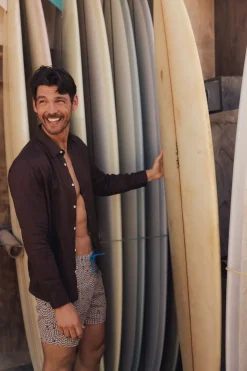 Best Selected Hemd Regkylian Chocolate Brown