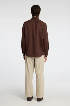 Best Selected Hemd Regkylian Chocolate Brown