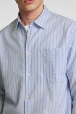 Clearance Selected Hemd Relaxwilfred Cashmere Blue