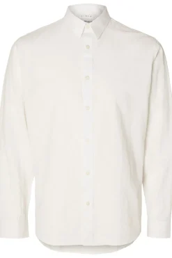 New Selected Hemd Slimnew White