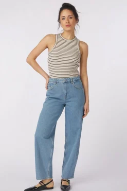 Fashion Selected Jeans Alice Barrel Light Blue Light Blue Denim