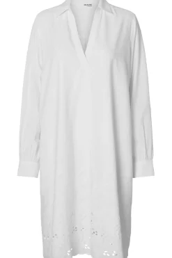 Fashion Selected Jurk Dahlia Bright White