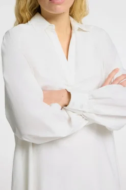 Fashion Selected Jurk Dahlia Bright White