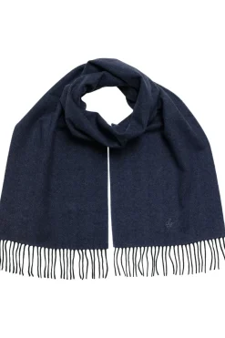 Fashion Selected Sjaal Tope Wool Herringbone Sky Captain