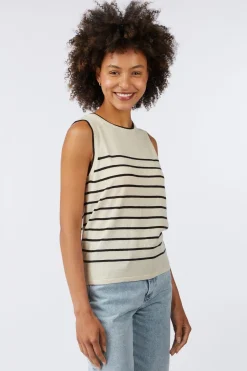 Top Esther Sl Contrast-Selected Fashion