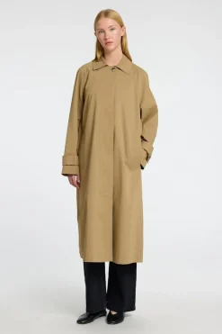 New Selected Trenchcoat Corrie Long Sepia Tint