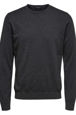 Outlet Selected Trui Berg dark grey