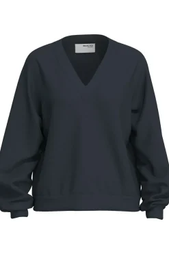 Discount Selected Trui Jamila Ls V-Neck Sweat Dark Sapphire
