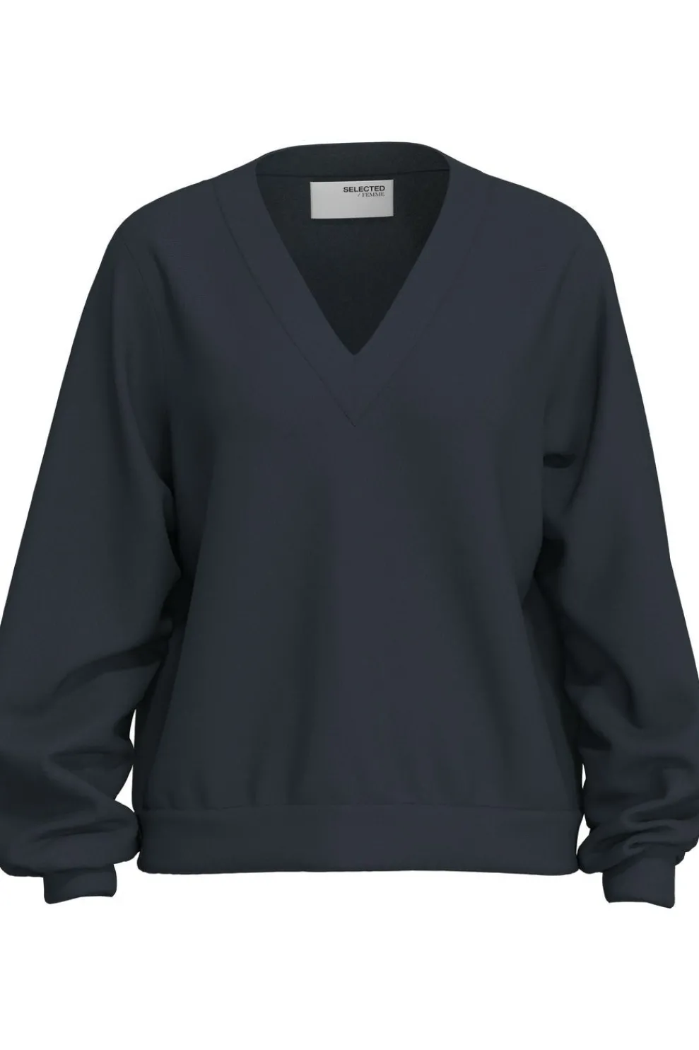 Discount Selected Trui Jamila Ls V-Neck Sweat Dark Sapphire