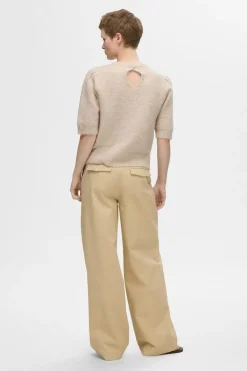 Discount Selected Trui Lulu Open Back Birch