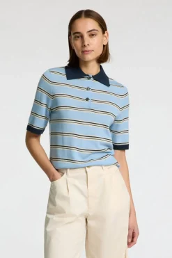 Outlet Selected Trui Thea 2/4 Cerulean