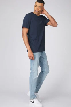 Discount Selected T-Shirt Aspenub Blue Denim