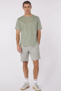 Fashion Selected T-Shirt Bet Light Grey Melange