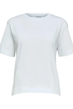 Outlet Selected T-Shirt essential Boxy Sky Captain