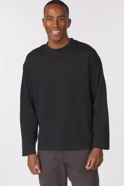 T-Shirt Looseoscar Ls O-Neck Tee-Selected Discount