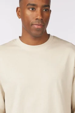 Discount Selected T-Shirt Looseoscar Ls O-Neck Tee Asphalt