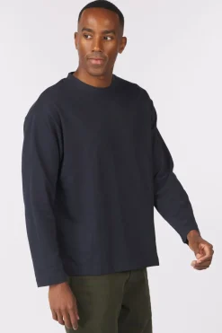 T-Shirt Looseoscar Ls O-Neck Tee-Selected Fashion