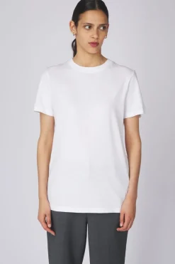 New Selected T-Shirt Myessential Dark Grey Melange