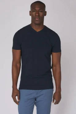 Online Selected T-Shirt Newpima Navy Blazer