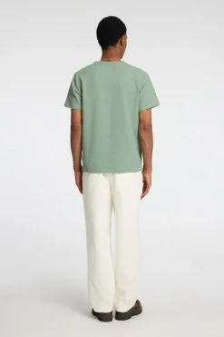 Discount Selected T-Shirt Sander Seersucker Iceberg Green