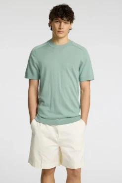 Fashion Selected T-Shirt Tray Iceberg Green