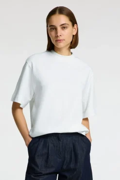 New Selected T-Shirt Vaya Egret