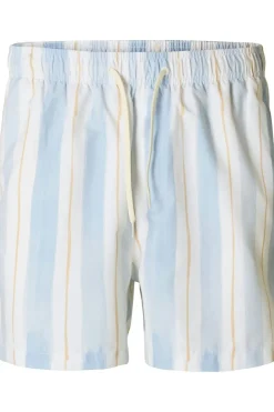 Online Selected Zwemshort Dane-Aop Swimshorts Egret