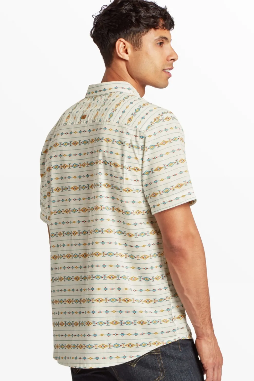 Sale Sherpa Hemd Bagmati Stripe Ss Shirt Peetho